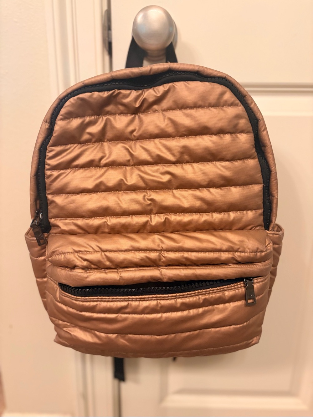 THINK ROYLN Quilted bronze front small Backpack - Bronze Copper